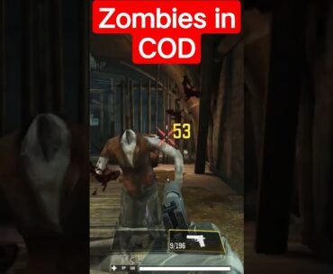 ZOMBIES IN CALL OF DUTY  #gaming #callofduty #callofdutymobile #shorts #trending #trend