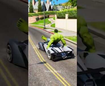 GTA V - Hulk Saving Baby #gta5 #shorts