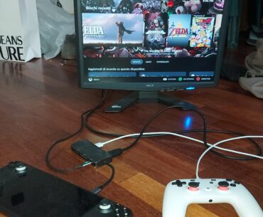 2050: Steam Deck + 2007 monitor + Stadia controller