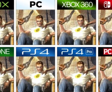 Serious Sam The First Encounter (2001) XBOX vs PC/Ultra vs XBOX 360 vs Switch vs XBOX ONE vs PS4/PRO