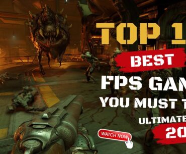 TOP 10 Best FPS FIRST PERSON SHOOTER Games - ULTIMATE GUIDE 2023