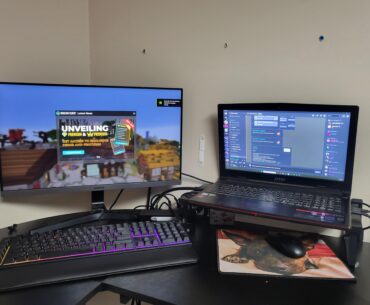 Dual(?) Monitor setup. This is my own