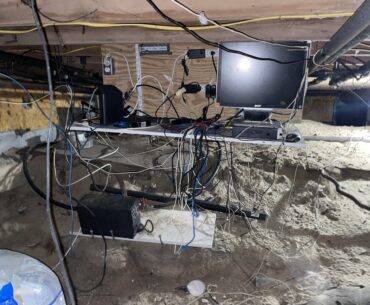 Beat the heat in this badass crawl space battle station