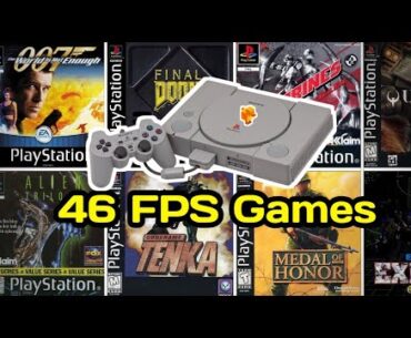 Best 46 FPS Games for PS1