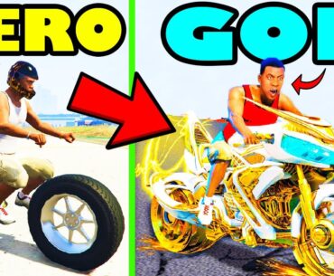 Franklin Upgrading ZERO To GOD SUPER BIKE in GTA 5 | SHINCHAN and CHOP