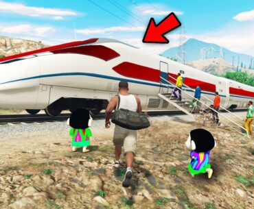 GTA 5 : Franklin First Bullet Train Experience in GTA 5 ! (GTA 5 mods)