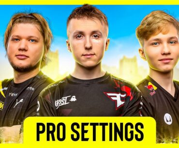 The BEST CS2 Settings with S1mple, m0nesy and ropz