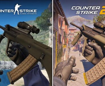 Counter Strike 2 VS Counter Strike Global Offensive Side by Side Comparison