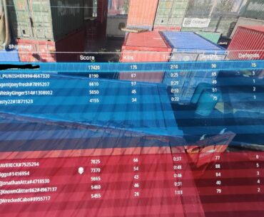 My best game in shipment.