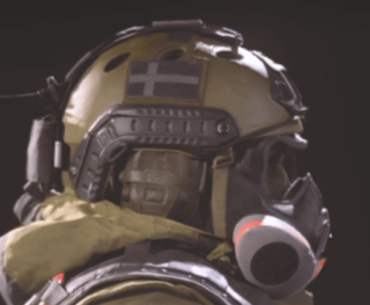 Why does Krueger's (The Purge) skin have a Nordic Cross Flag on his Helmet?