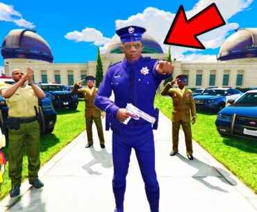 Franklin Joins THE HEAVY POLICE FORCE in GTA 5 | SHINCHAN and CHOP