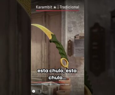 🤣 LA REACCIÓN de Vegetta777 a SU PRIMER CUCHILLO de CS2... #shorts