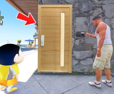 Shinchan and Franklin Found Secret Winter House Door in GTA 5!