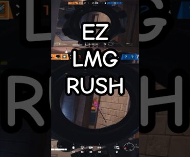 LMG RUSH #rainbowsixsiege #gaming #hunter9mm #4k #fpsgames #friends #foryoupage #fyp #shorts #rush