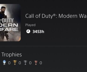 3400+ Hours on cod at what point do I stop?