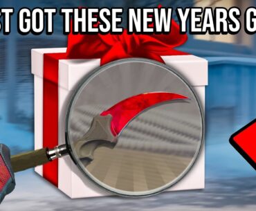 "i got these CS2 skins as new years gifts" ($10,000+)