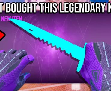 "i just found and bought this legendary CS2 knife"