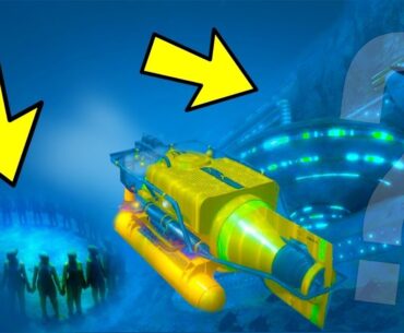 LOGGY FOUND SECRET ALIEN UFO USING SUBMARINE CAR