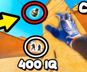 10 IQ vs 400 IQ NADE PREDICTIONS! - COUNTER STRIKE 2 CLIPS