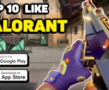 10 BEST FPS GAMES LIKE VALORANT iOS/ANDROID 2024! HIGH GRAPHICS!