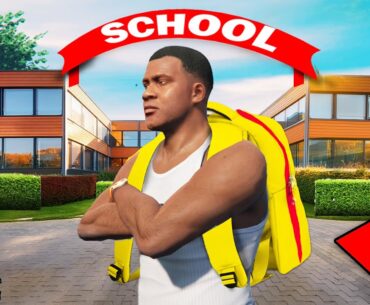 GTA 5 : Franklin First Day Of School in GTA 5 ! (GTA 5 mods)