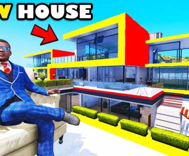 Franklin Build Most Luxury And Premium Designer House in GTA 5 | SHINCHAN and CHOP