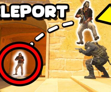 TELEPORT HACK IS BACK TO CS2! - COUNTER STRIKE 2 CLIPS