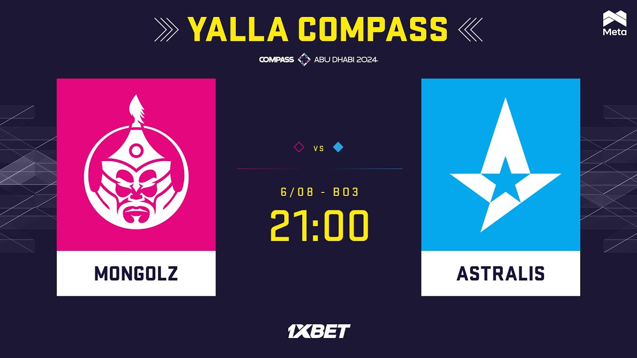 MONGOLZ vs ASTRALIS YaLLa Compass 2024 Playoff SF MN cast FPSHUB