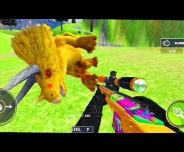 Dino Hunting Games - Wild Animal Hunter 3D:Shooter FPS Game -    AndroidGamePlay#Part5