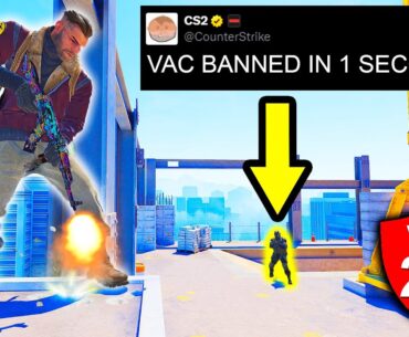 ANTI-CHEAT BANS CHEATER IN 1 SECOND! - CS2 BEST MOMENTS