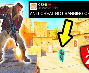 ANTI-CHEAT STOPS TO BAN CHEATERS! - CS2 BEST MOMENTS