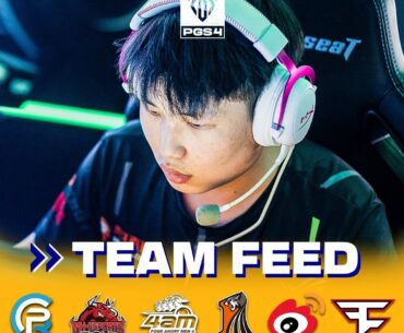 Team Feeds for PGS 4 Group Stage Day 2: FaZe, PeRo, NH, 4AM, 17, WBG