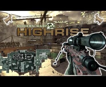 NEW - FFA On HIGHRISE Intervention Gameplay - OG MW2 - GOAT MAP