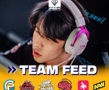 Team Feeds for PGS 4 Final Stage Day 2: TWIS, NAVI, EA, PeRo, NH, 4AM