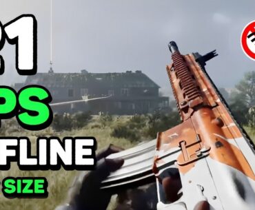 Top 21 Best Offline FPS Games Low Size Under 500MB For Android 2024 | FPS OFFLINE