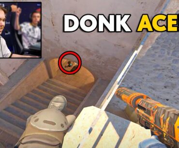 DONK Gets a stunning Ace! W0NDERFUL 1v5 Ace Clutch! CS2 Highlights