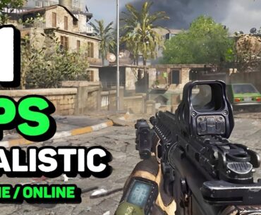 Top 11 Best FPS Games Most Realistic For Android 2024 ( OFFLINE/ONLINE )