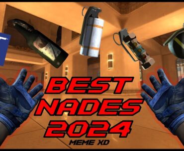 Counter Strike 2 - THE BEST ESPORT NADES 2024 😂🎮