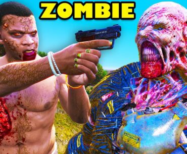 Franklin Finally Found The Most Dangerous Zombie Boss In GTA 5 | SHINCHAN and CHOP