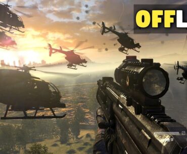 Top 10 Best Offline FPS Games for Android & iOS 2024 like COD, Free fire (High Graphics)