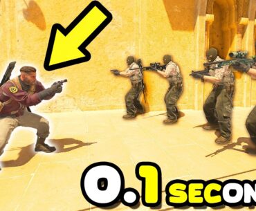 0.1 SECONDS FASTEST ROUND! - CS2 BEST MOMENTS