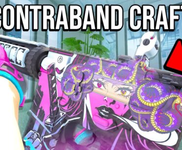 "this is the coolest CS2 CONTRABAND sticker craft"