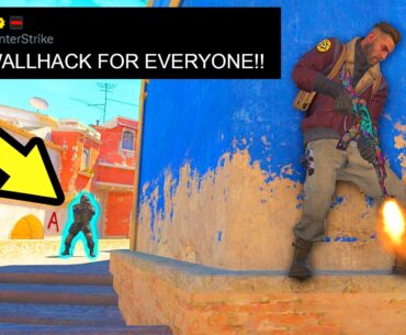 VALVE ADDED WALLHACK FOR EVERYONE! - CS2 BEST MOMENTS