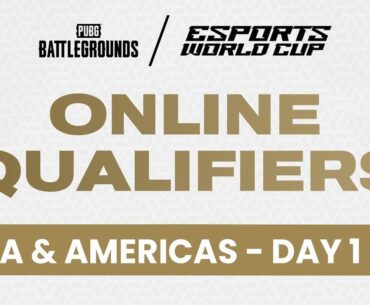 PUBG EWC - Online Qualifiers - EMEA - Day 1 -  IS LIVE!