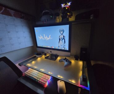 2011 iMac "battlestation" (ft. temu peripherals)