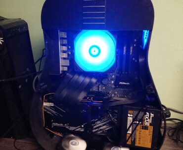 Gaming PC built inside a guitar