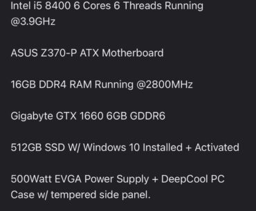 ok for a first gaming pc?