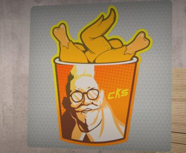 Chicken Bucket Sticker - Have a look!