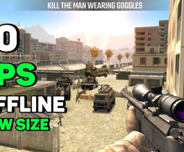 Top 10 Best Offline FPS Games Low Size For Android 2024 | FPS OFFLINE