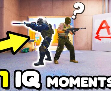 VERY RARE 1 IQ MOMENTS! - CS2 BEST MOMENTS